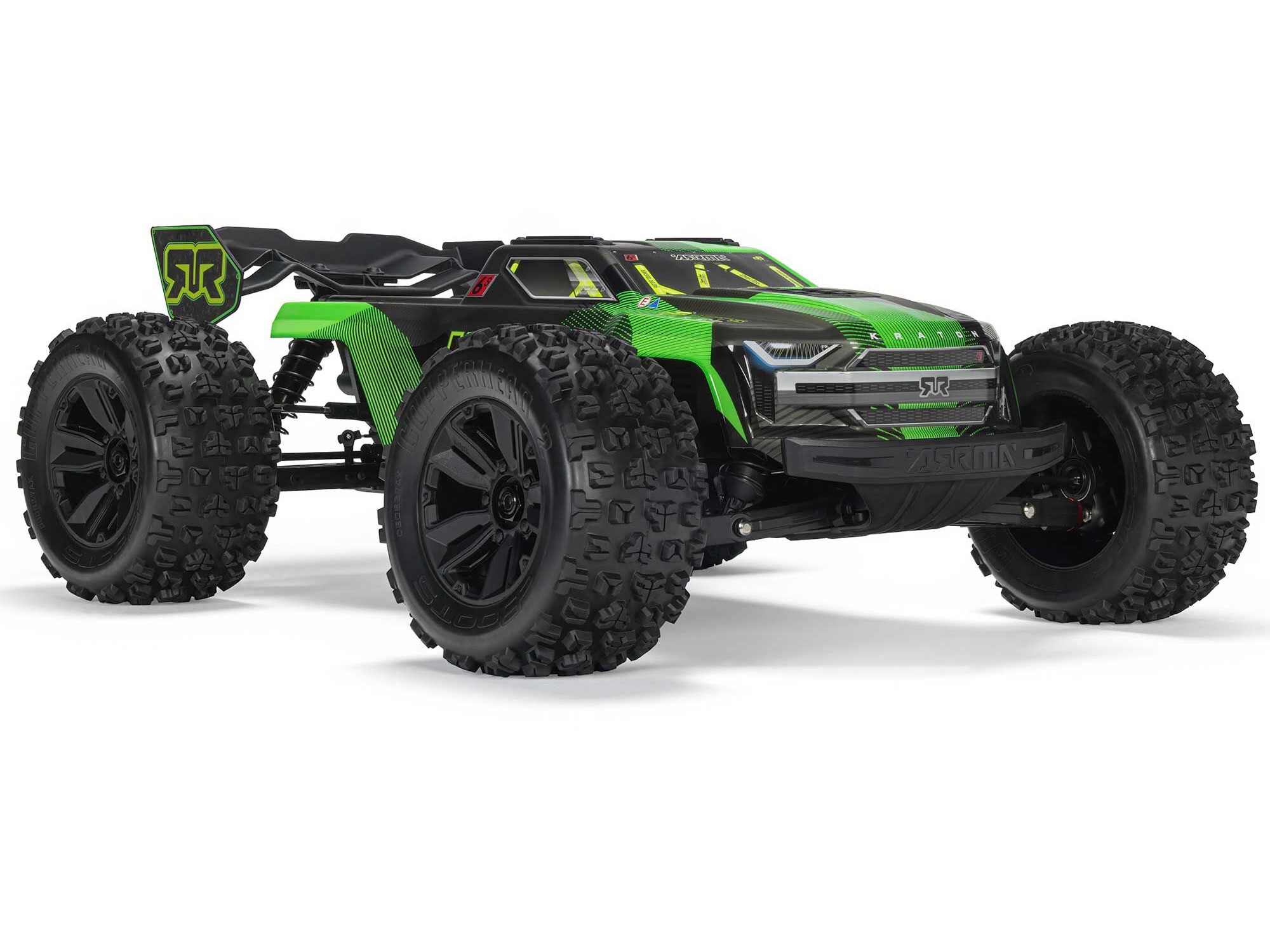 1/8 KRATON 6S V6 4X4 BLX Speed Monster Truck RTR Green/Black (C-ARA8608V6T3)