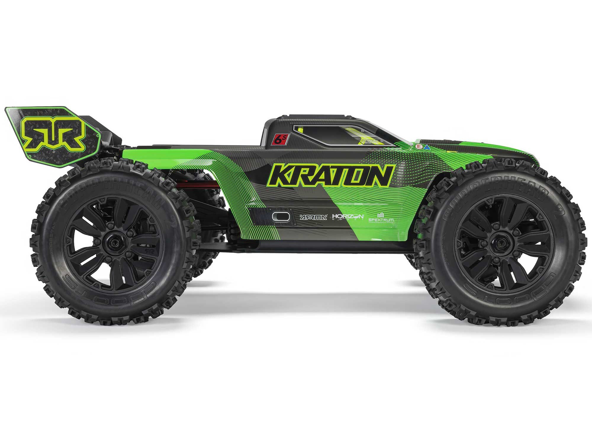 1/8 KRATON 6S V6 4X4 BLX Speed Monster Truck RTR Green/Black (C-ARA8608V6T3)