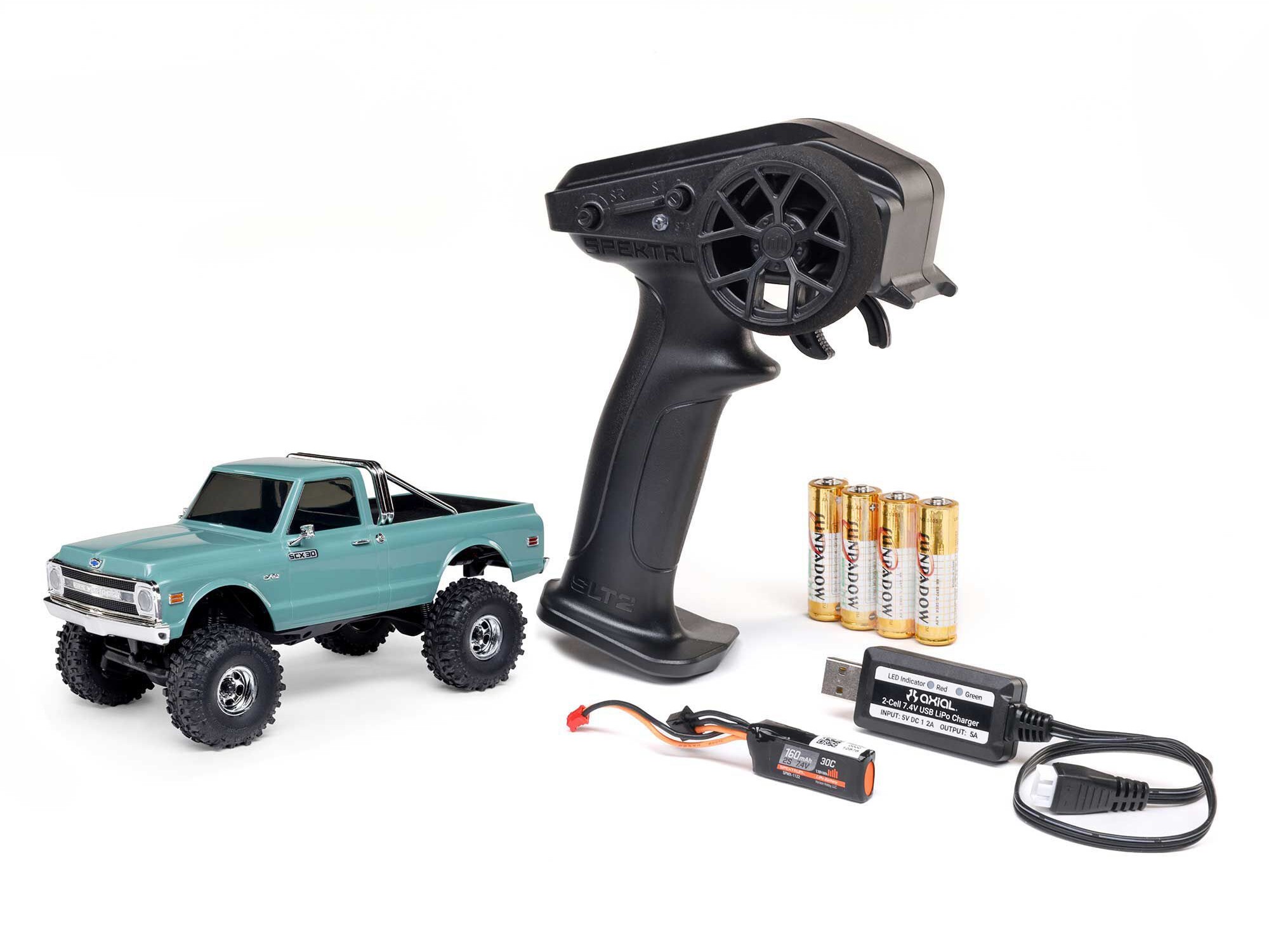 Axial 1/30 SCX30 Chevrolet K10 4X4 RTR Rock Crawler Green (C-AXI-2260T1)