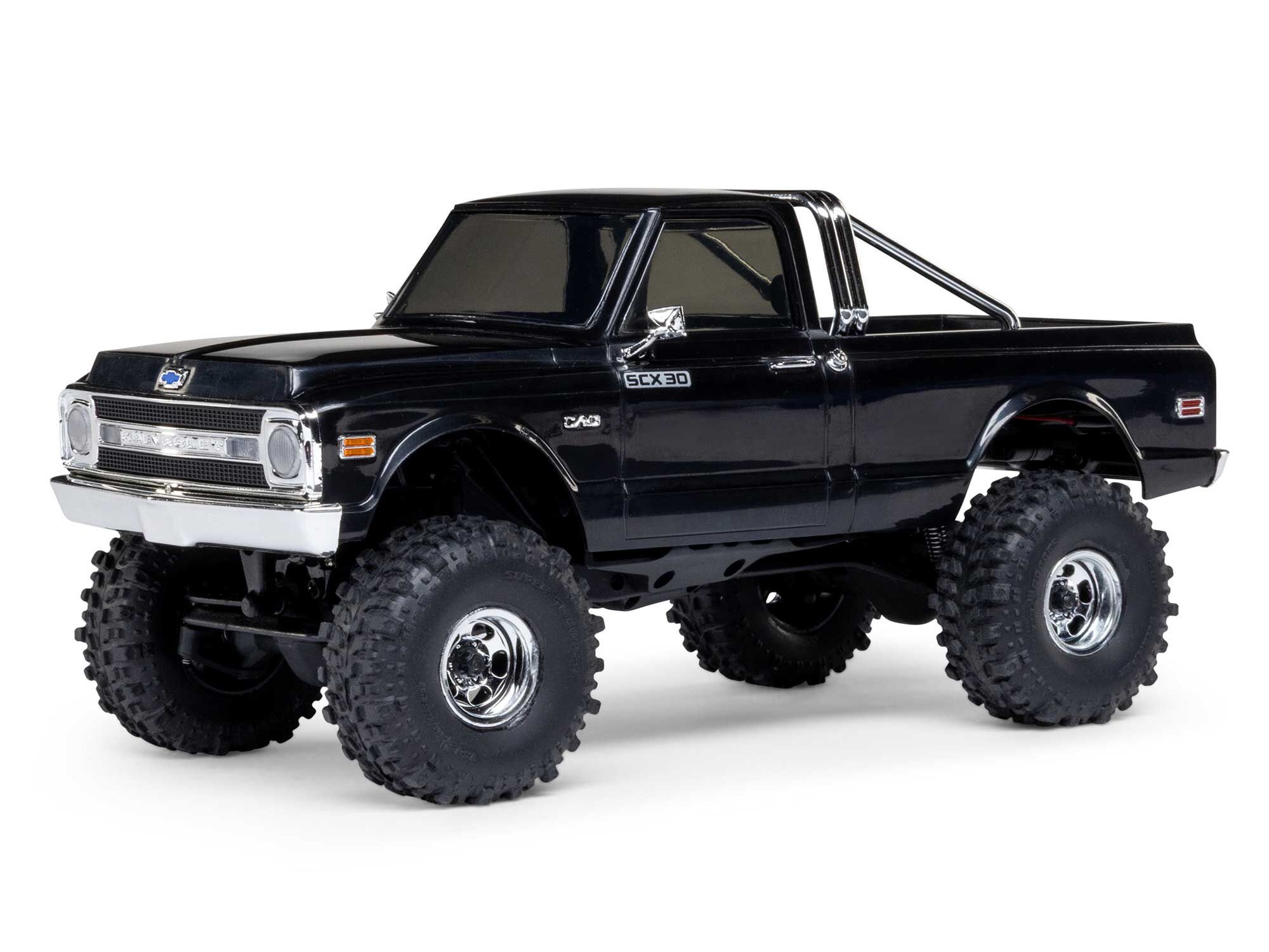 Axial 1/30 SCX30 Chevrolet K10 4X4 RTR Rock Crawler Black (C-AXI-2260T2)