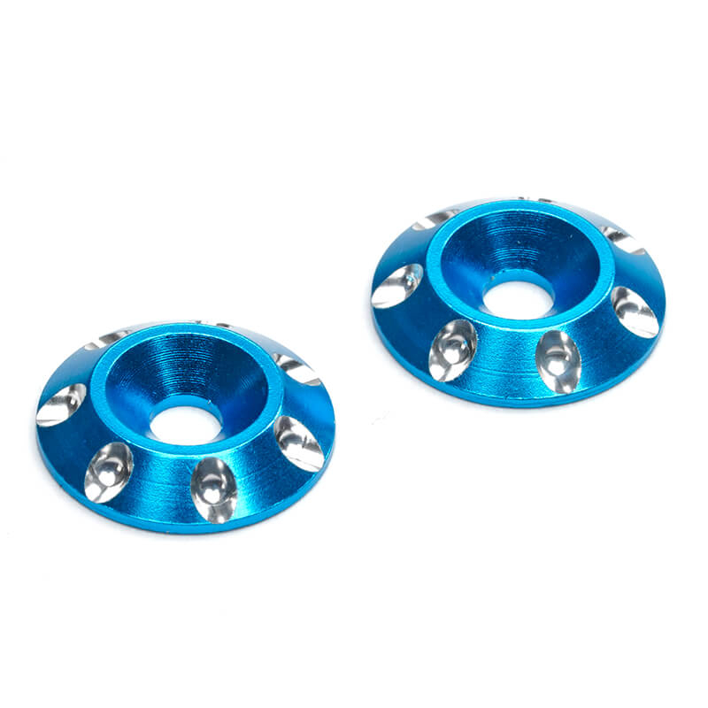 Centro 1:10th Wing Washers - Blue (C0633B)