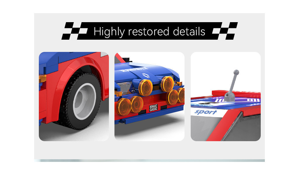 Cada 1:20 Renault 5 Maxi Turbo - 282 pcs (C51095W)