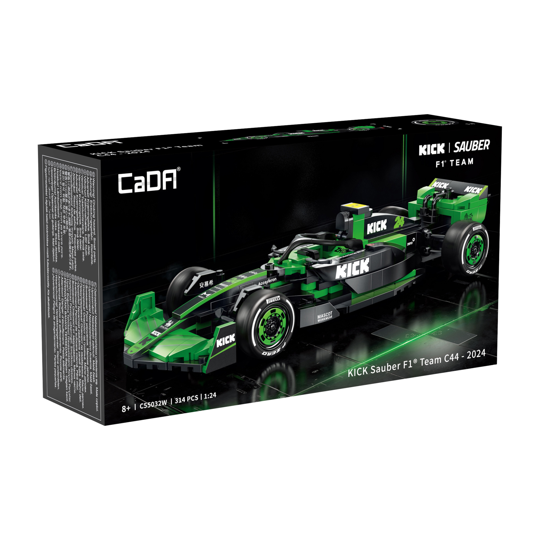 Cada KICK Sauber F1 Team C44 (2024) - 314 pcs (C55032W)