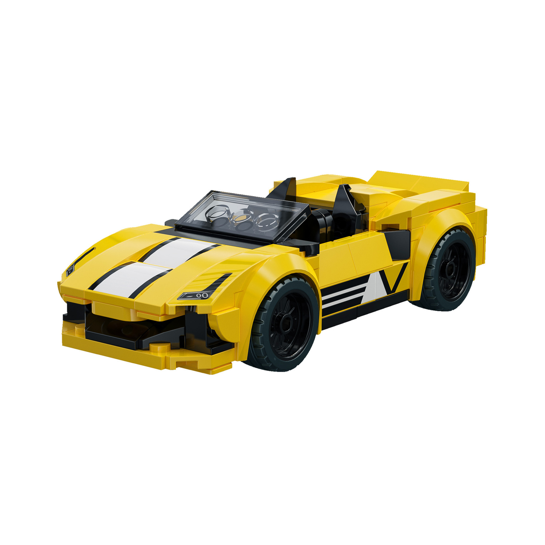 Cada Golden Star Crest Racing Car - 160 pcs (C55062W)