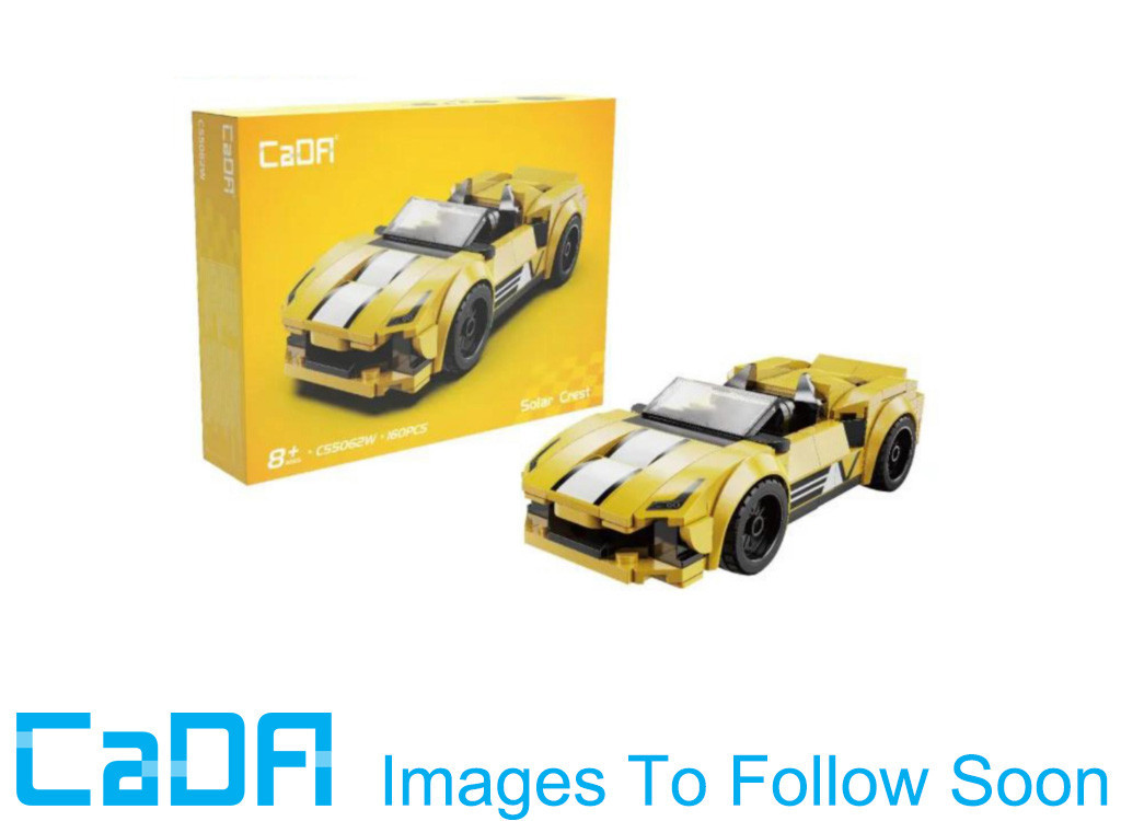 Cada Golden Star Crest Racing Car - 160 pcs (C55062W)