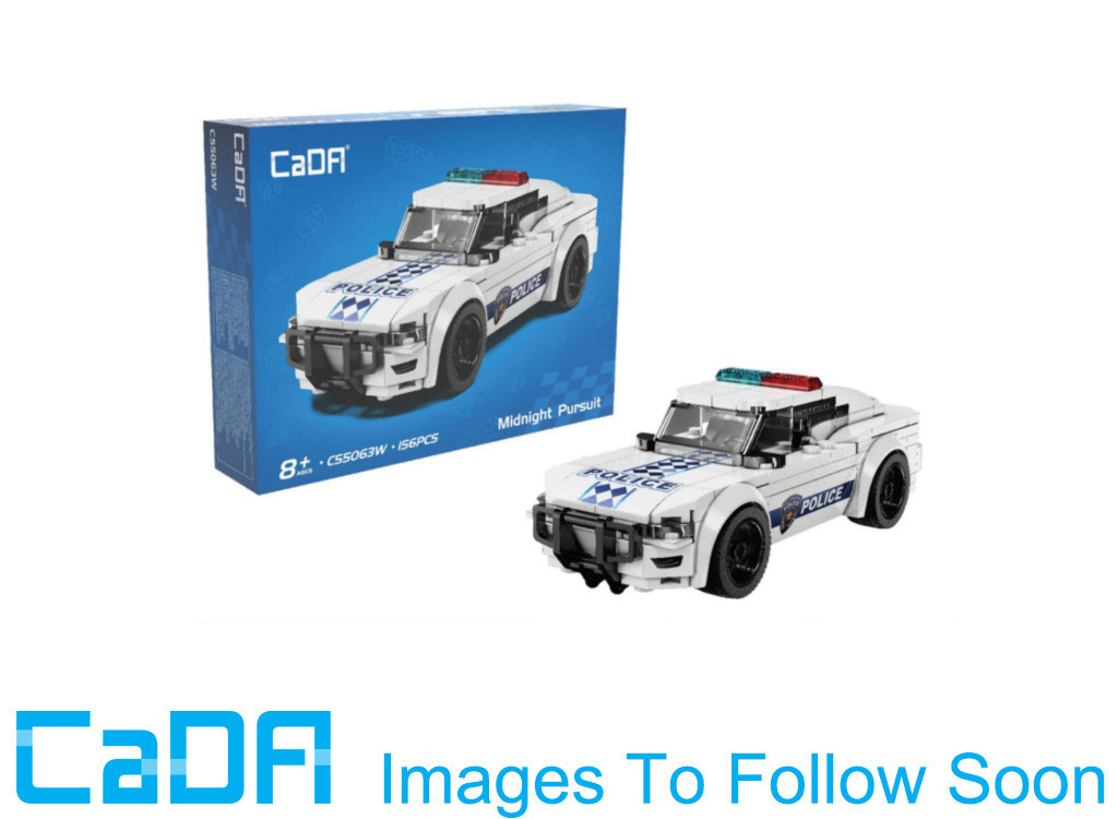 Cada Midnight Pursuit Police Car - 156 pcs (C55063W)