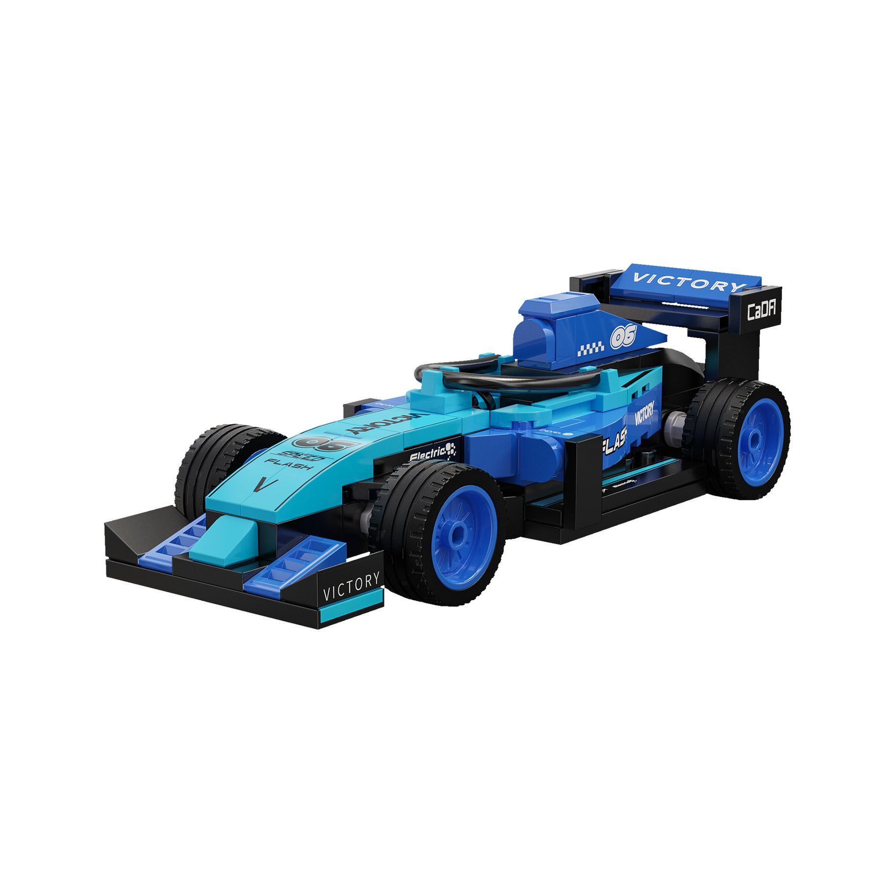 Cada Blue Circuit Racing Car - 123 pcs (C55068W)