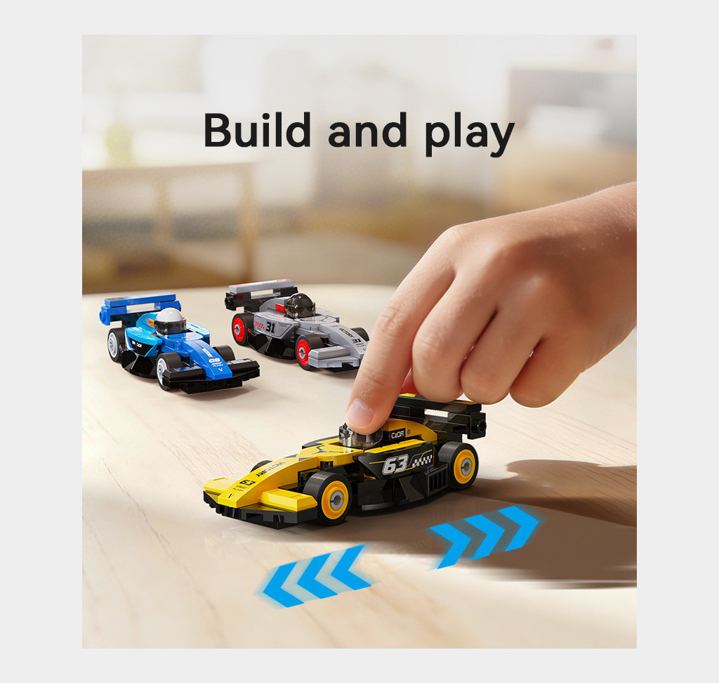 Cada Mini Blue Circuit Racing Car - 70 pcs (C55106W)