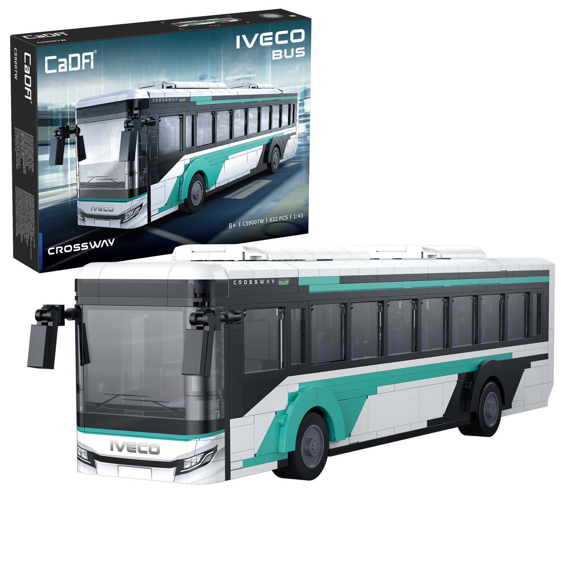 Cada 1:43 Iveco Crossway Bus - 832 pcs (C59007W)