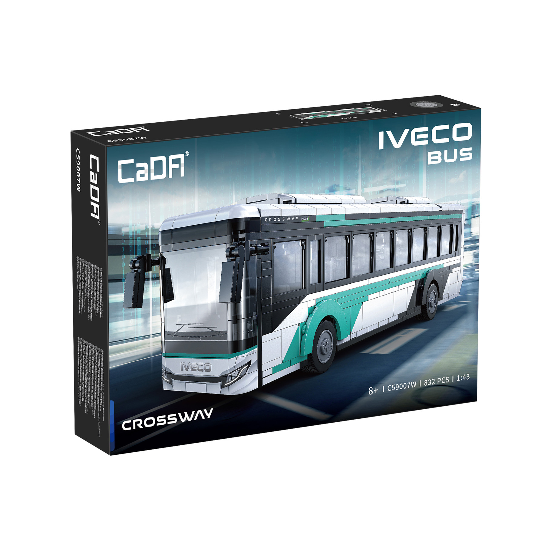 Cada 1:43 Iveco Crossway Bus - 832 pcs (C59007W)