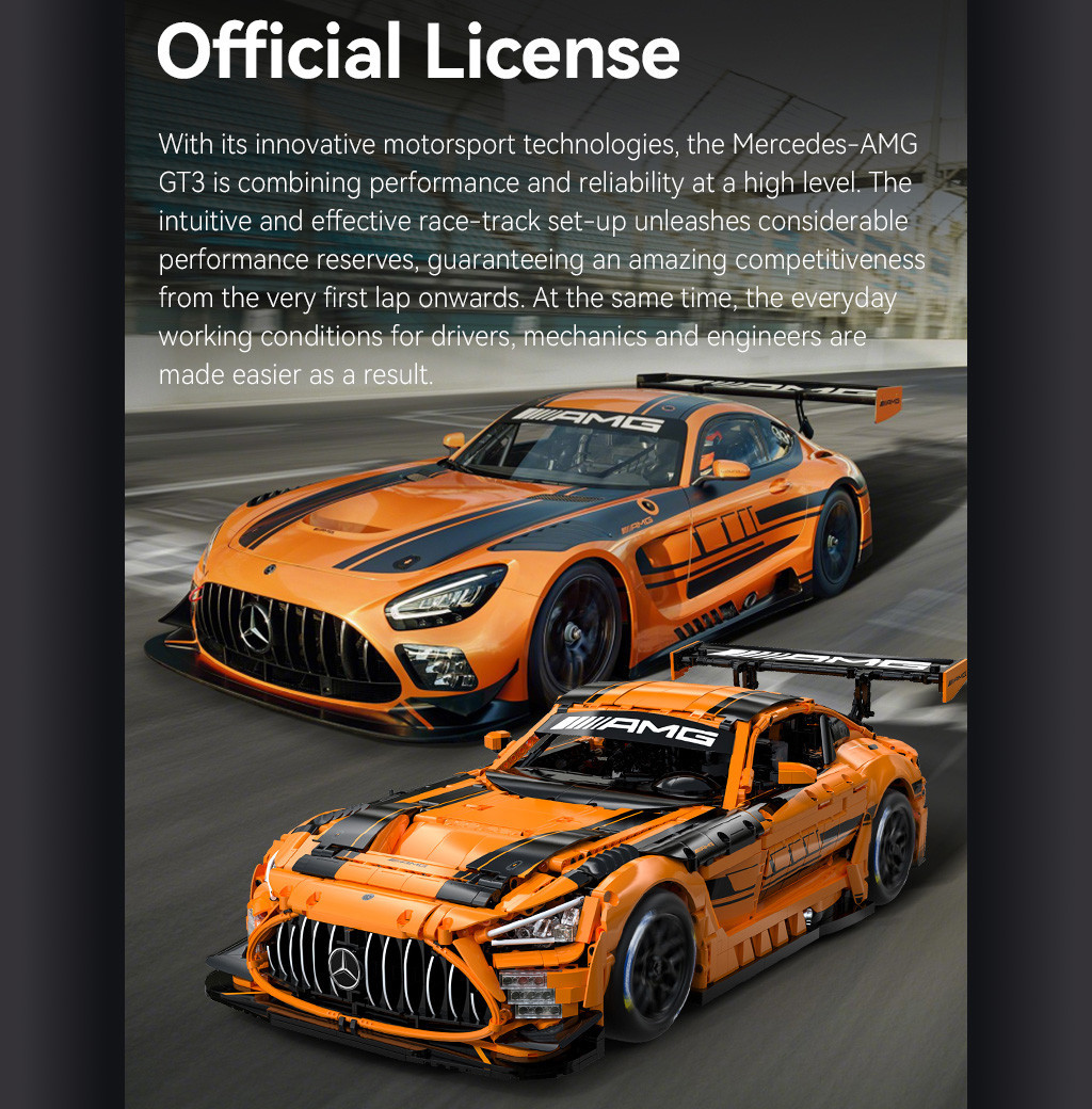 Cada 1:8 Mercedes-AMG GT3 - 5466 pcs (C64008W)