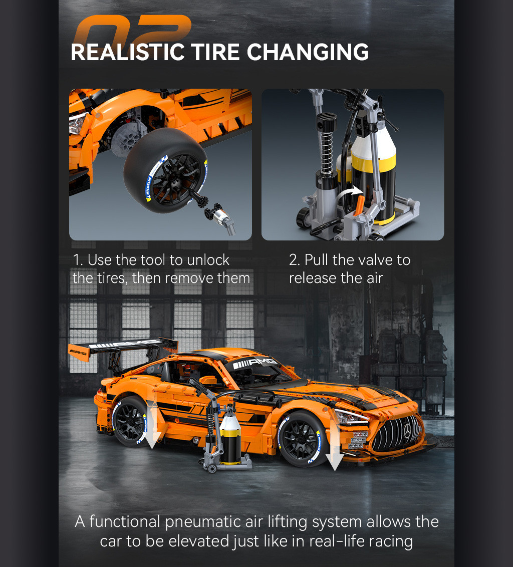 Cada 1:8 Mercedes-AMG GT3 - 5466 pcs (C64008W)