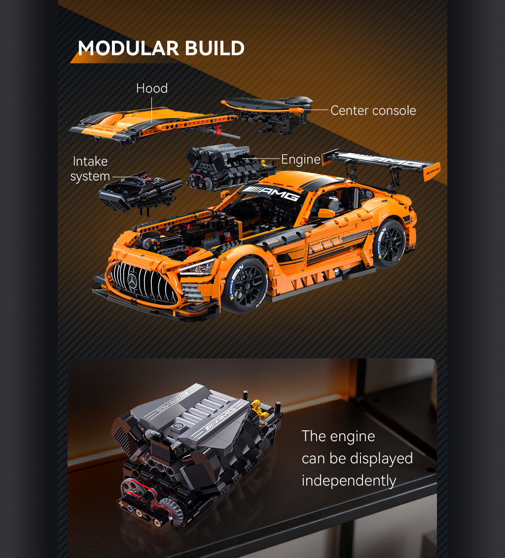 Cada 1:8 Mercedes-AMG GT3 - 5466 pcs (C64008W)