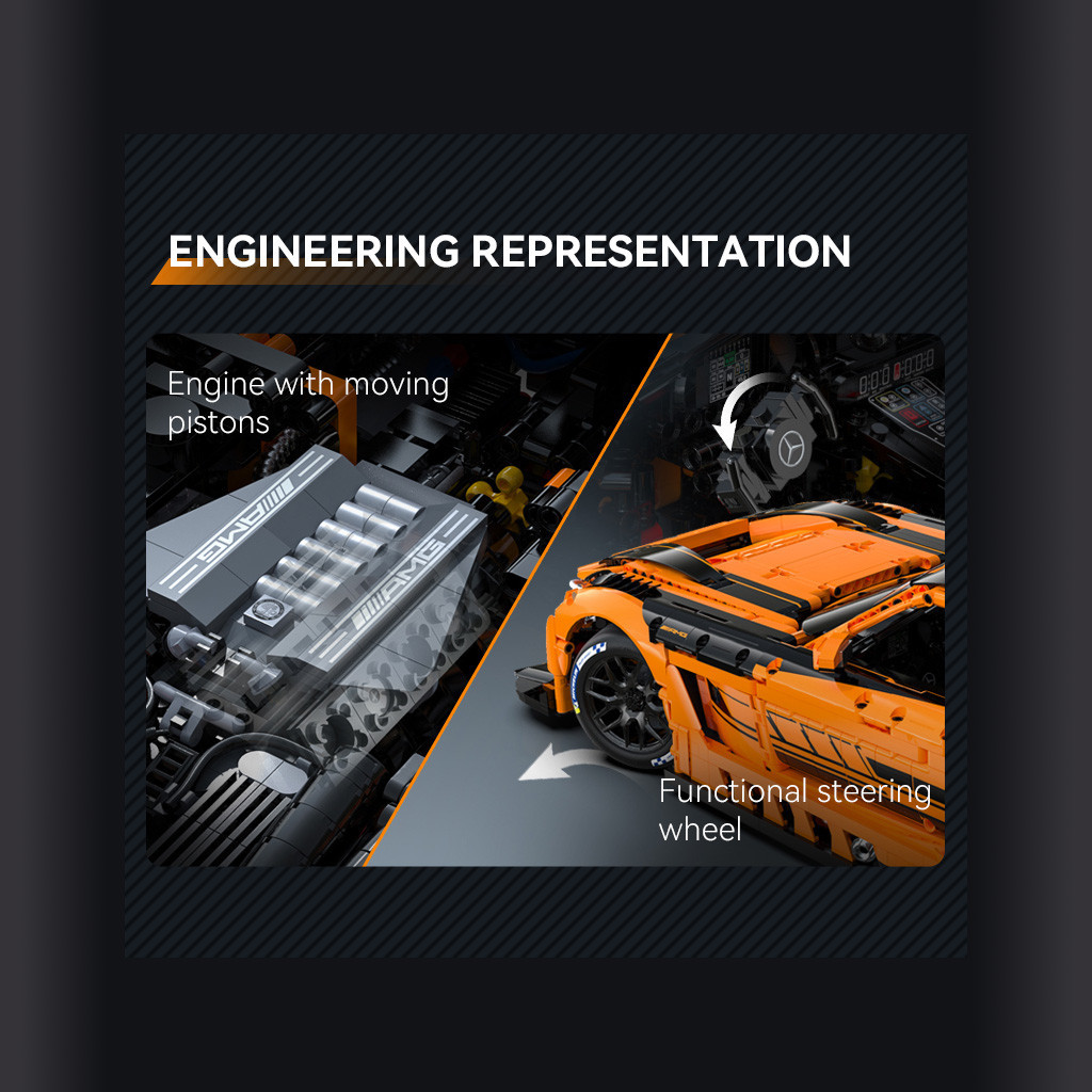 Cada 1:8 Mercedes-AMG GT3 - 5466 pcs (C64008W)