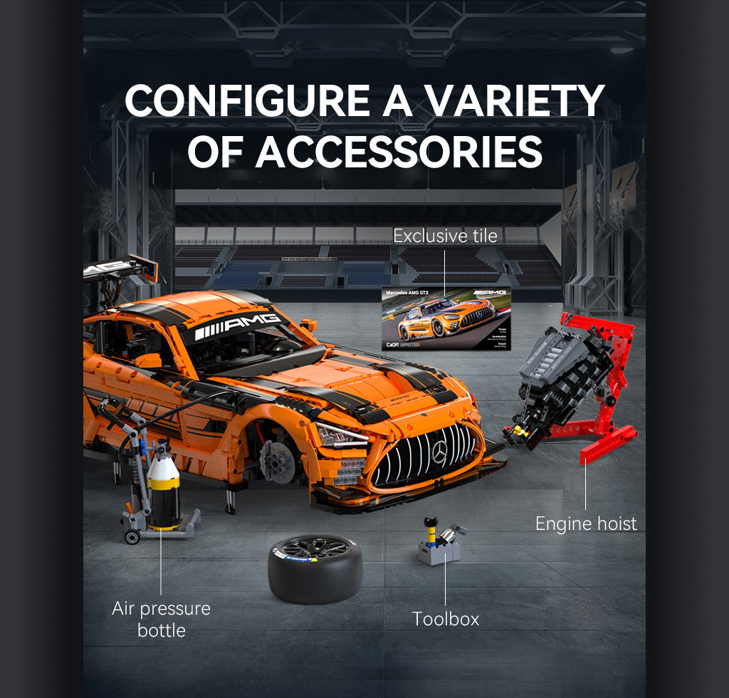 Cada 1:8 Mercedes-AMG GT3 - 5466 pcs (C64008W)