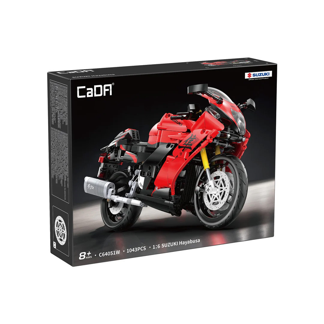 Cada 1:6 Suzuki Hayabusa Motorbike - 1043 pcs (C64051W)