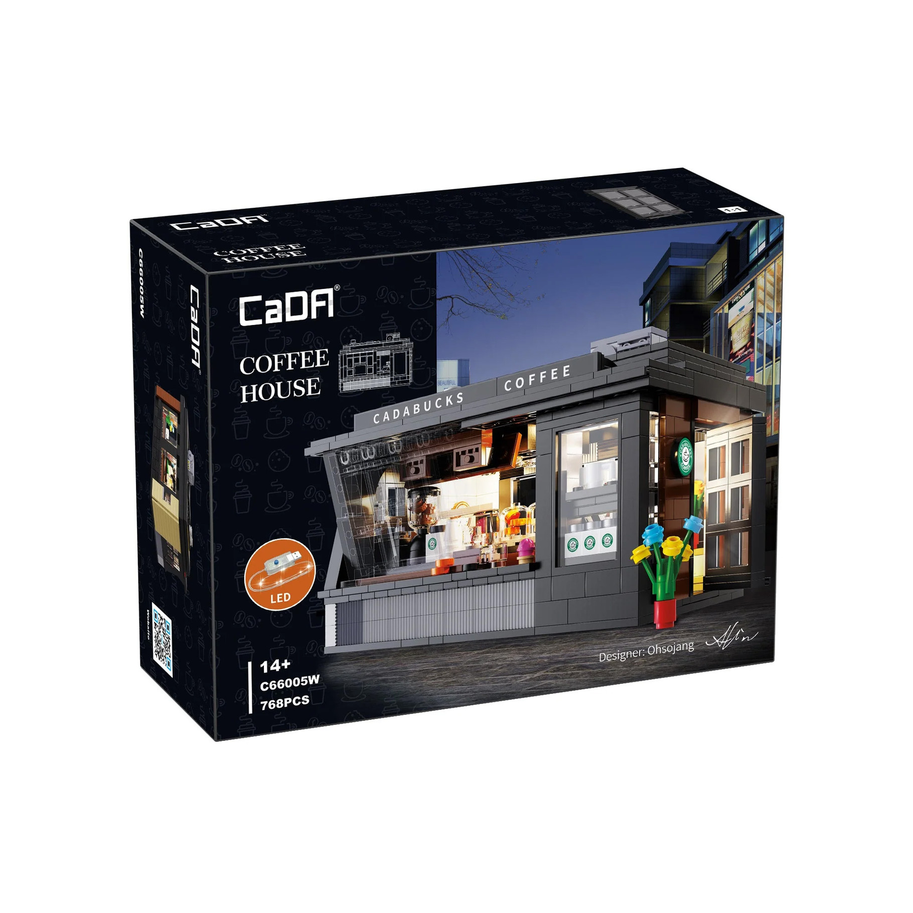 Cada Street Coffee House - 768 pcs (C66005W)