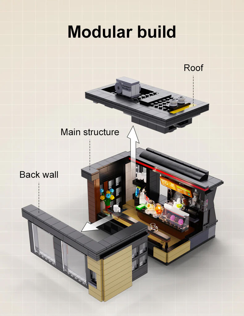 Cada Street Coffee House - 768 pcs (C66005W)
