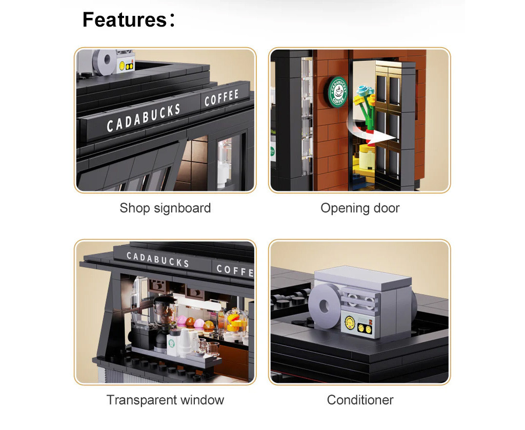Cada Street Coffee House - 768 pcs (C66005W)