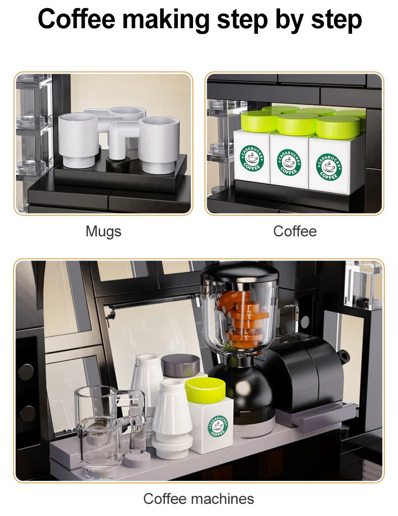 Cada Street Coffee House - 768 pcs (C66005W)