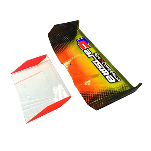 Carisma GTb AiRSTRyke Rear Wing Set (Clear) (CA15322)
