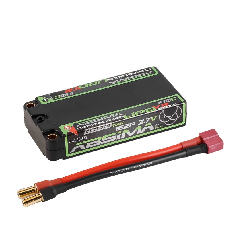 Absima Comp. Shorty LiPo 3.7V 140C/1S2P HC 8500mAh 5mm (4150031)