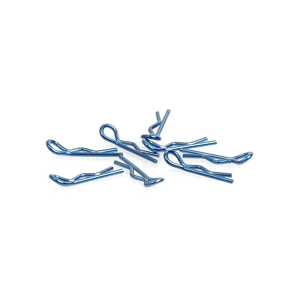 Core RC Small Body Clip 1/10 - Metallic Blue (8) (CR068)