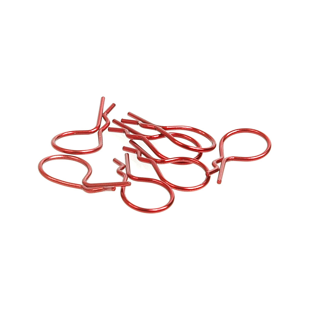 Core RC Big Body Clip 1/10 - Metallic Red (8) (CR077)
