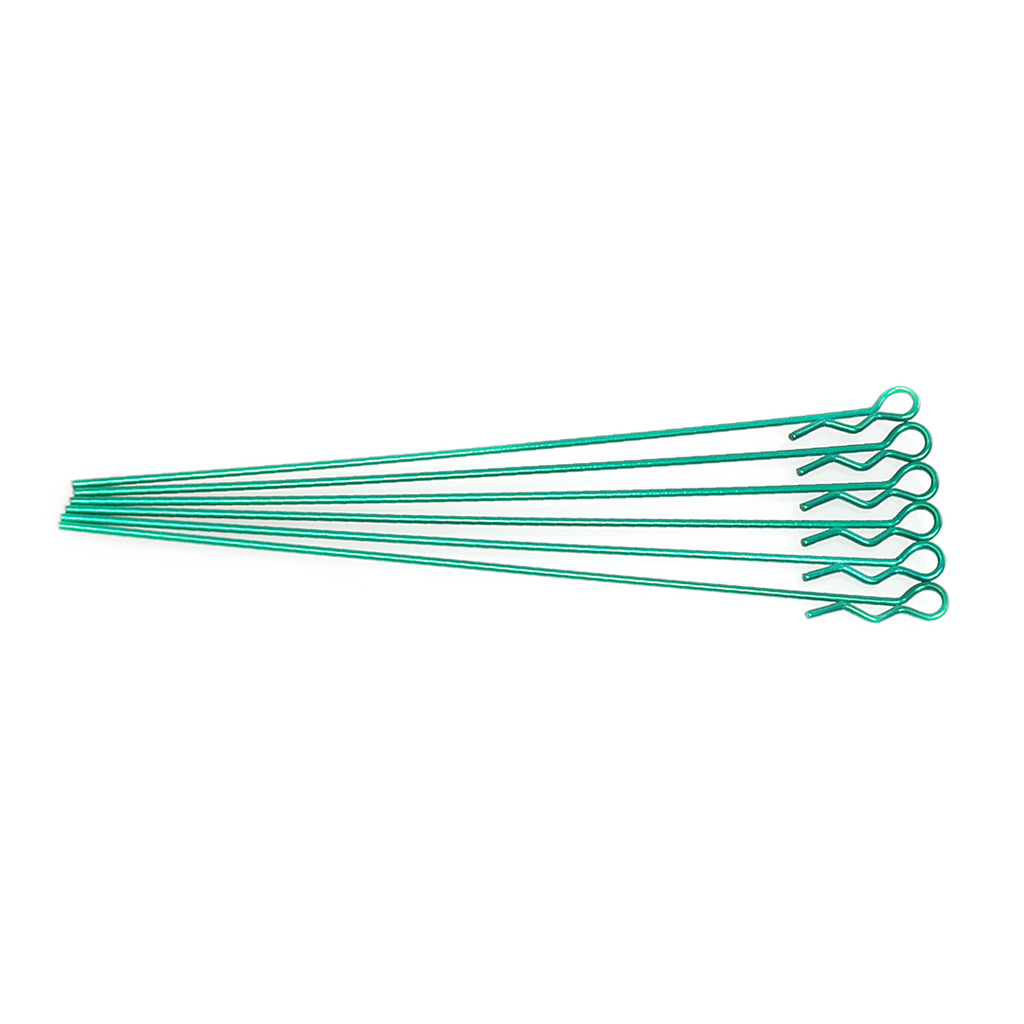 Core RC Extra Long Body Clip 1/10 - Metallic Green (6) (CR086)