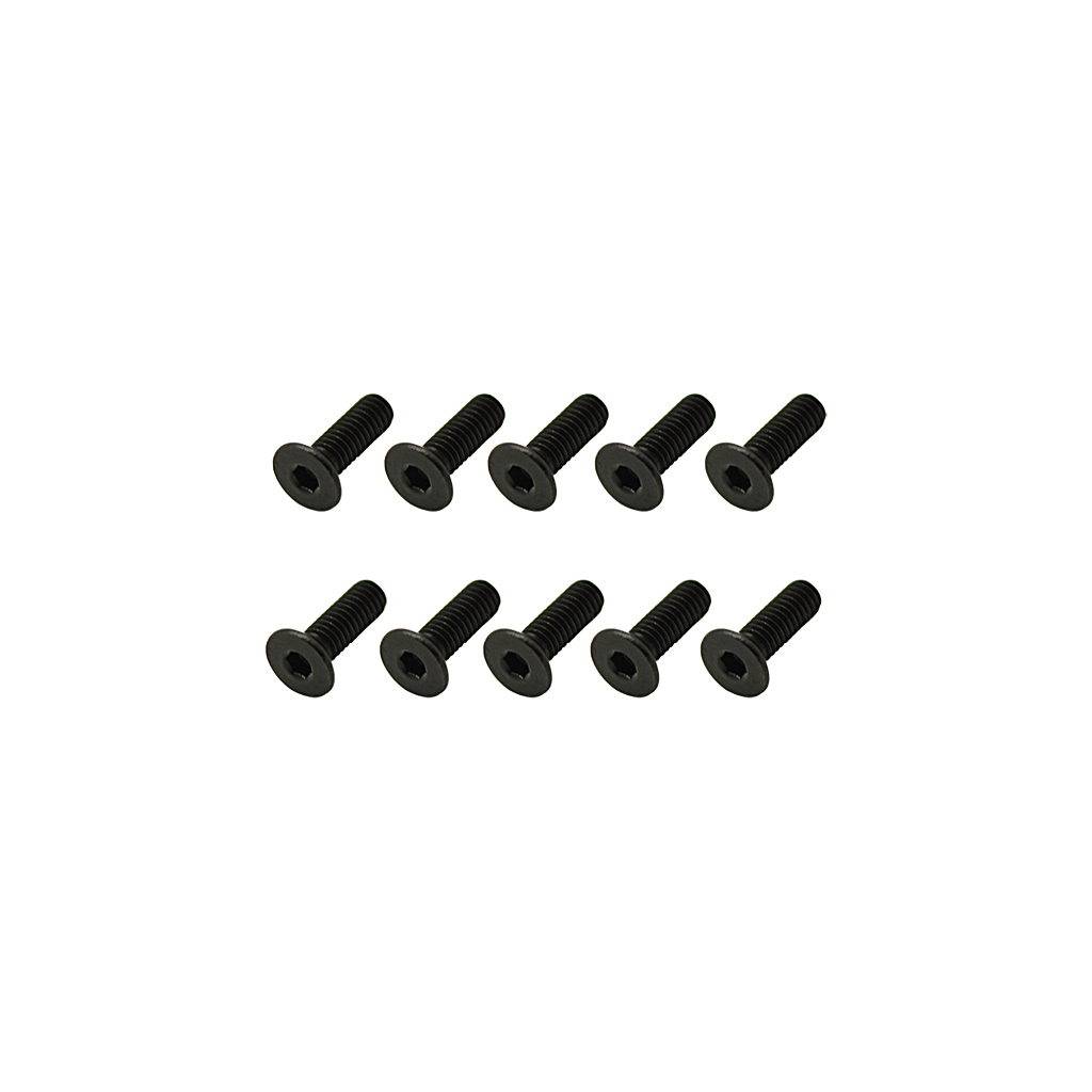Core RC Steel Csk Hex Screws M2.5 x 8 pk10 (CR341)