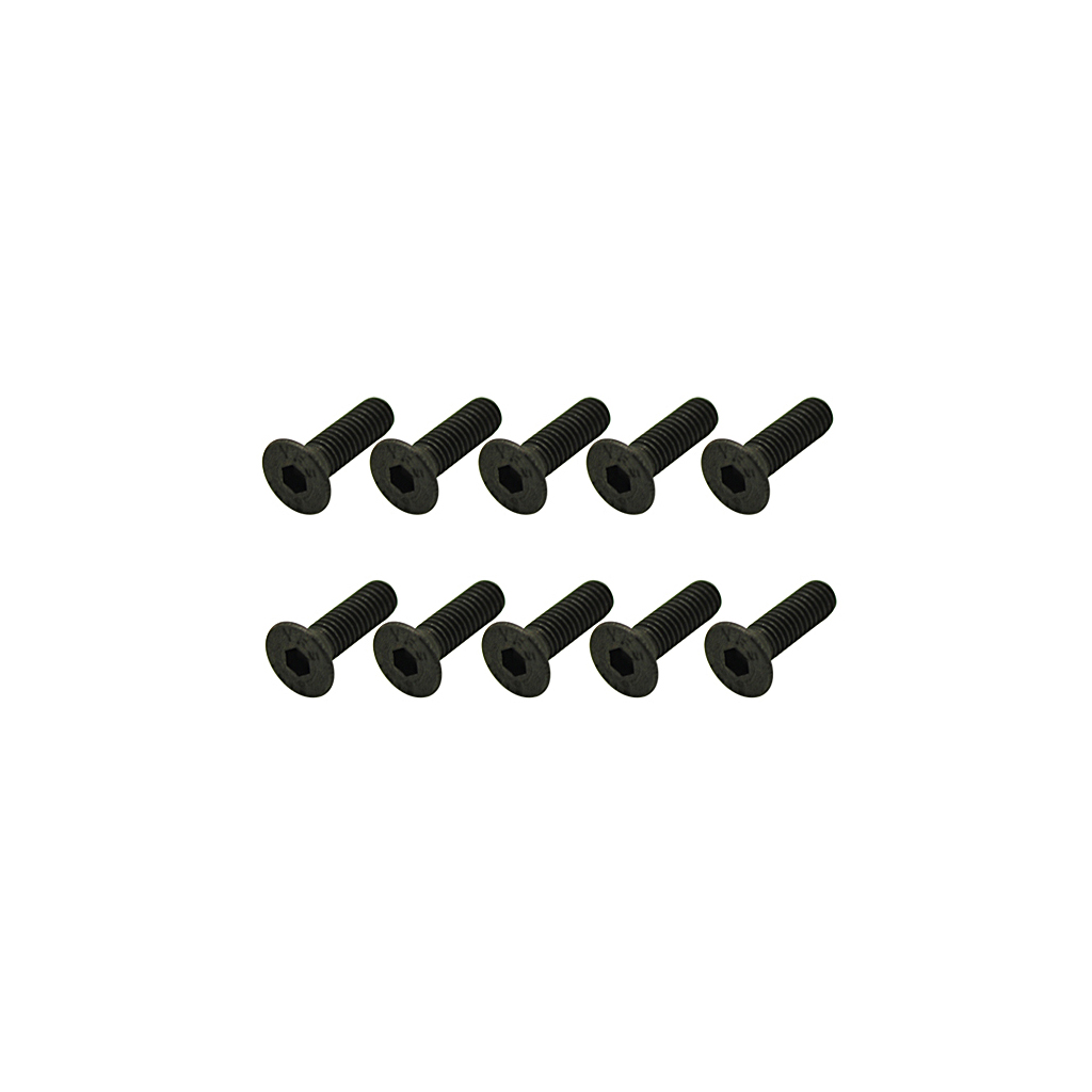 Core RC Steel Csk Hex Screws M3 x 10 pk10 (CR347)
