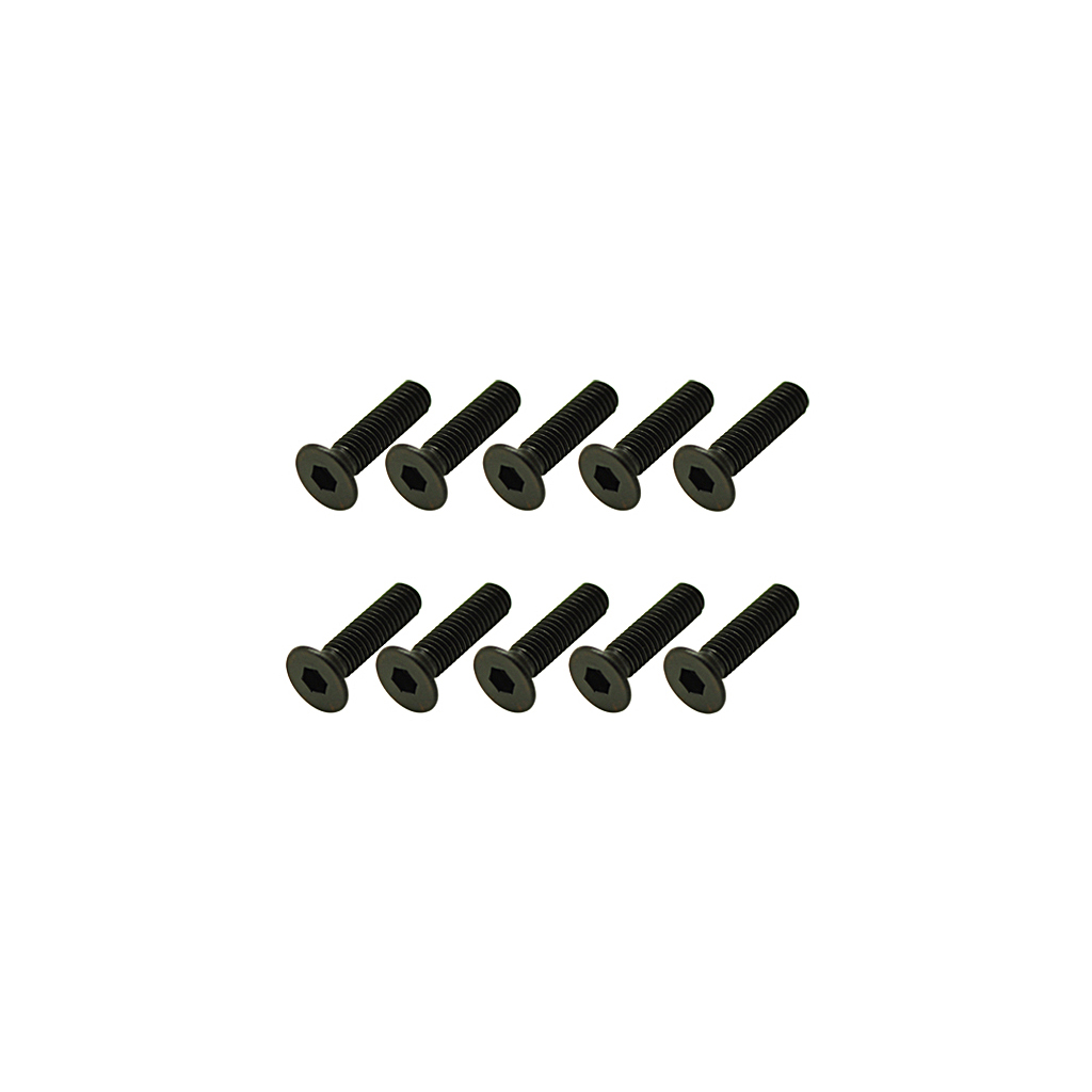 Core RC Steel Csk Hex Screws M3 x 12 pk10 (CR348)