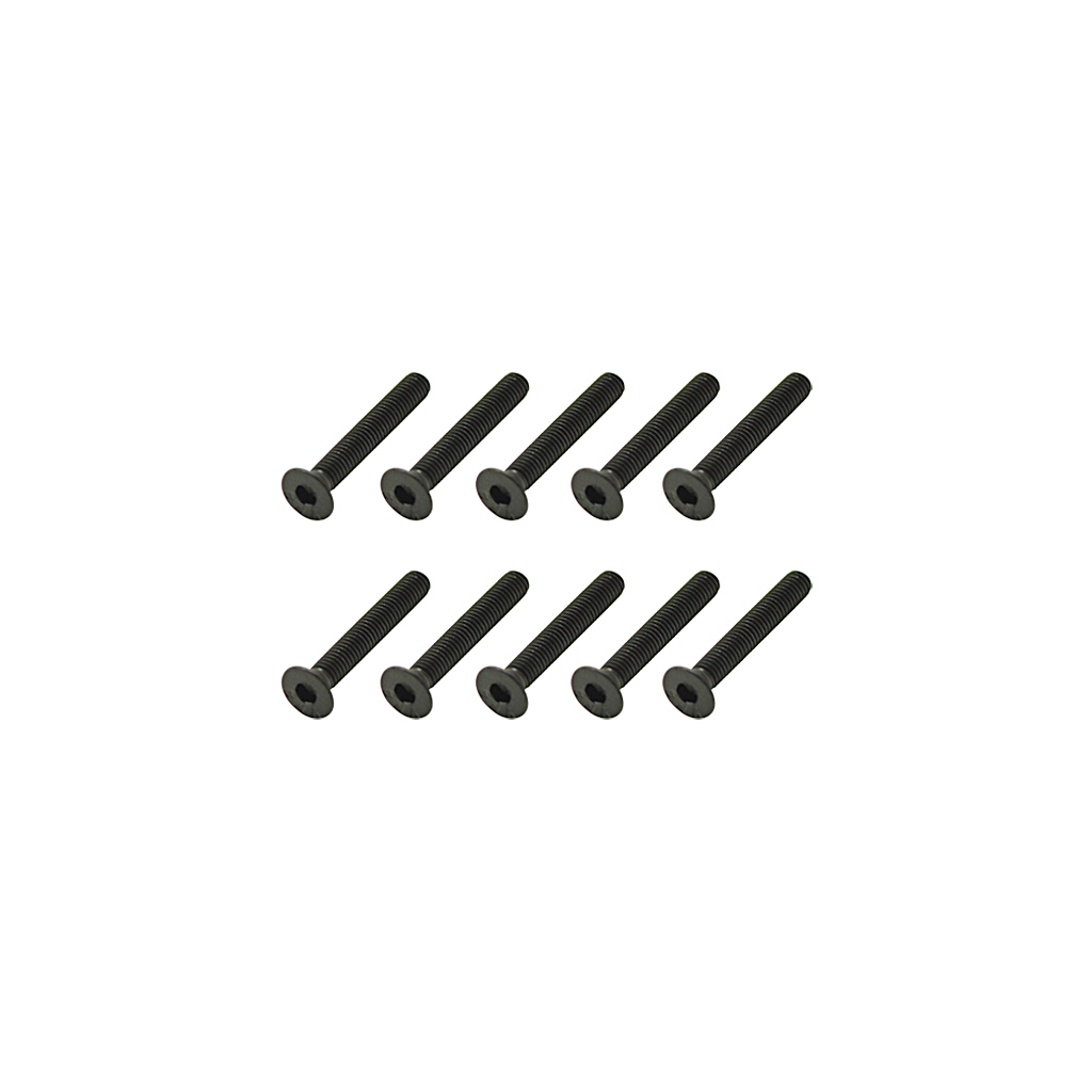 Core RC Steel Csk Hex Screws M3 x 20 pk10 (CR352)