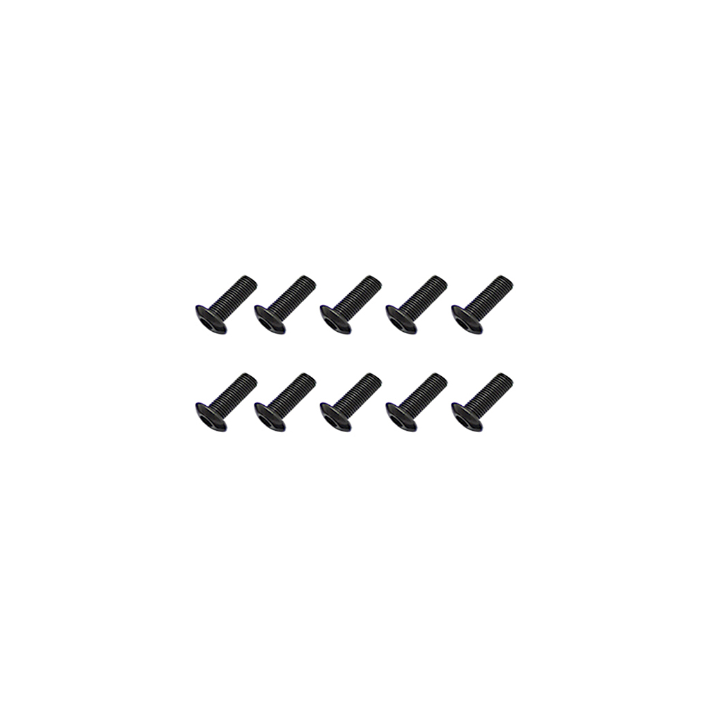 Core RC Steel Button Head Hex Screws M3 x 5 pk10 (CR361)