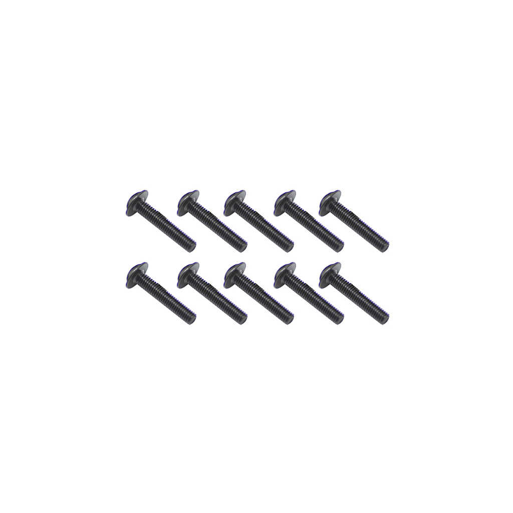 Core RC Steel Fl Caphead Hex Screws M3 x 16 pk10 (CR374)