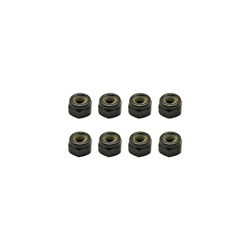 Core RC M4 Nyloc Nuts Steel - pk8 (CR463)