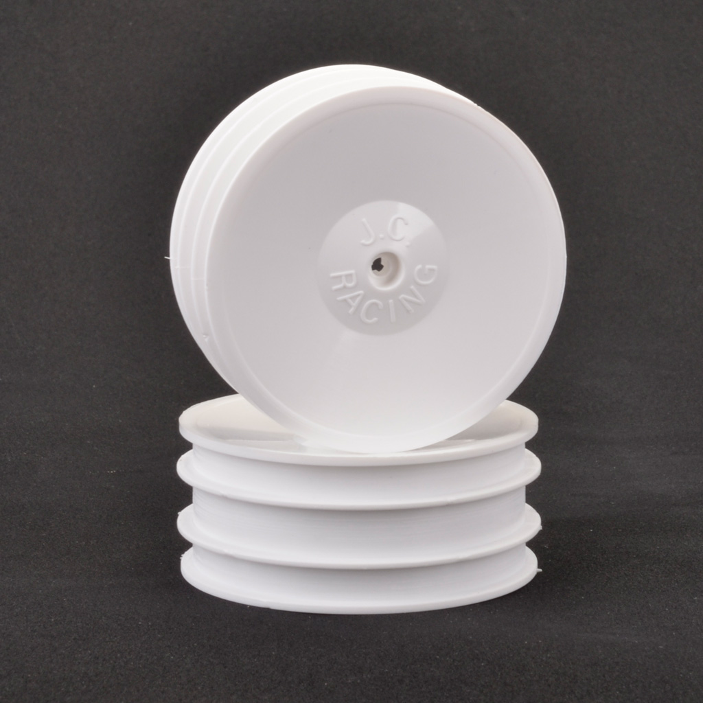 Core RC JC Dish 2.2 Front White Wheel XLS,PC  pr (CR682)