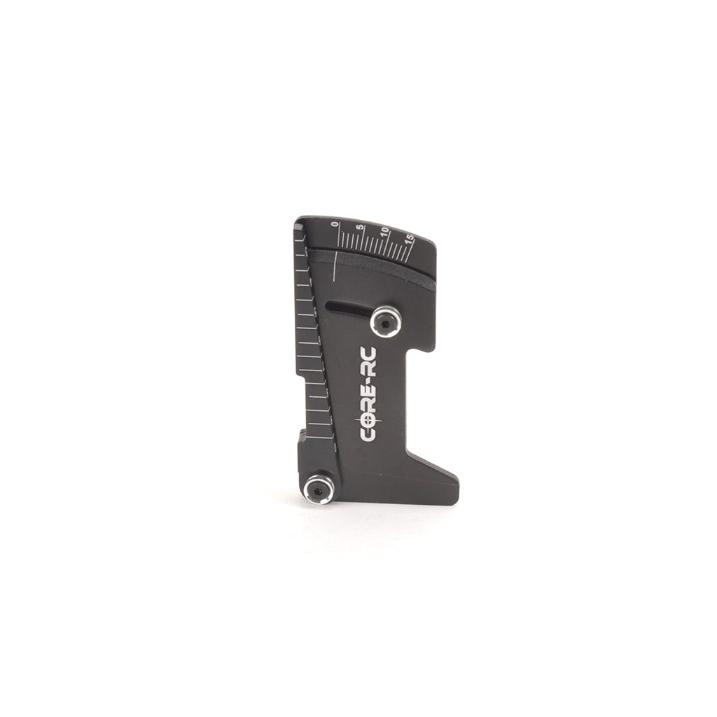 Core RC Alloy Camber-Ride Height Gauge - Black (CR800)