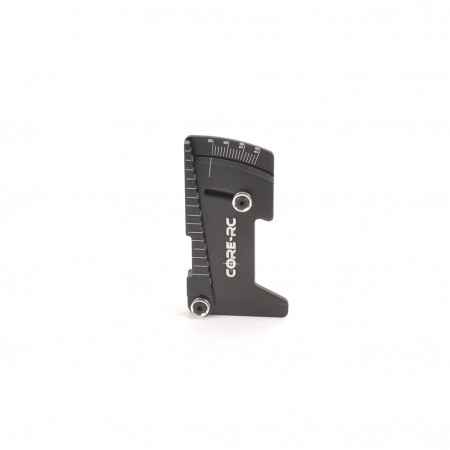 Core RC Alloy Camber-Ride Height Gauge - Black (CR800)