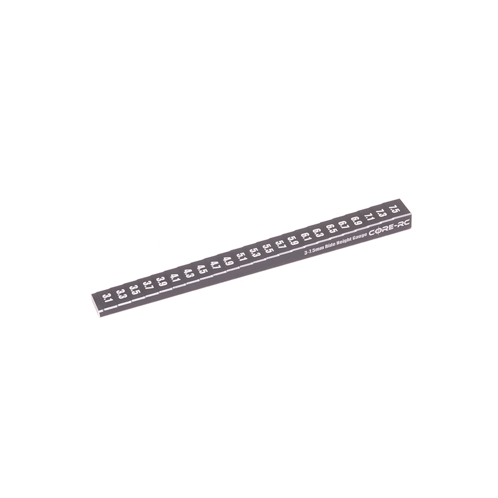 Core RC Ride Height Gauge 3.0mm - 7.5mm In 0.1mm Steps (CR881)