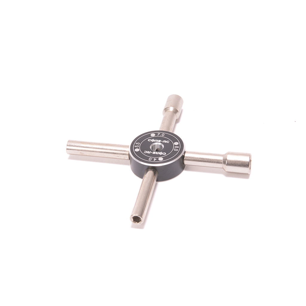 Core RC 4 Way Wrench Large 4.0, 5.5, 7.0, 8.0mm (CR884)