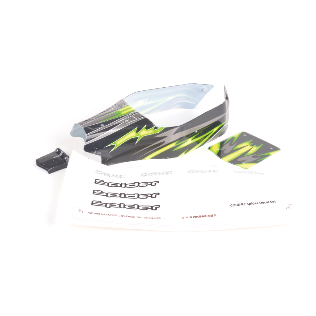 Core RC Spider Desert Racer Bodyshell - Lime (CRA193)