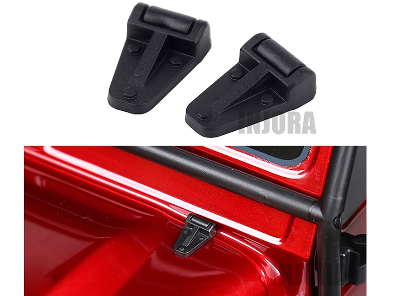 INJORA PCS Black Plastic Engine Cover Hinge for Traxxas TRX-4 (CRAW2017098)
