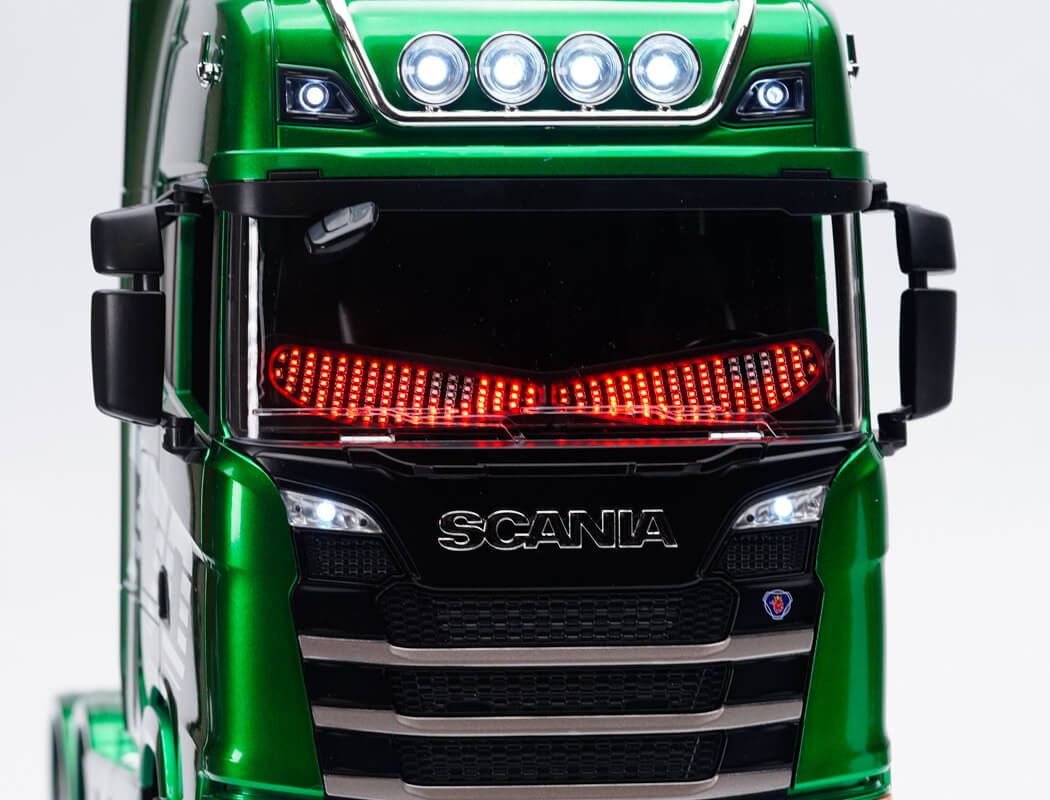 Huina Scania Truck LED 'Demon Eyses' Set For 1501G - Green (CY1501-01)