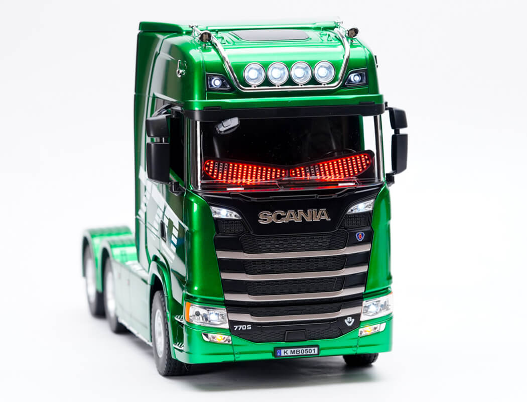 Huina Scania Truck LED 'Demon Eyses' Set For 1501G - Green (CY1501-01)