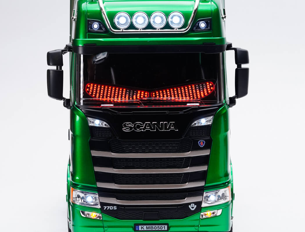 Huina Scania Truck LED &#039;Demon Eyses&#039; Set For 1501G - Green (CY1501-01)