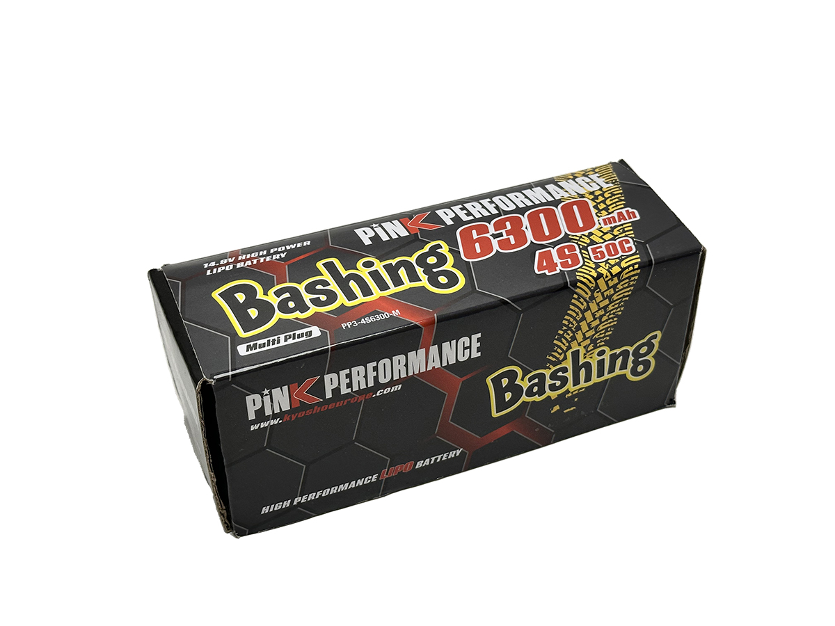 Pink Performance Bashing LiPo 4S 14.8V-6300-50C (Multi) (PP3-4S6300-M)