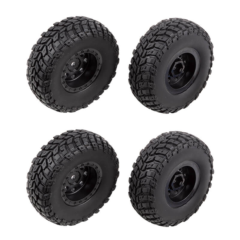 Element RC Enduro12 Wheels &amp; Tyres - Black (EL41142)