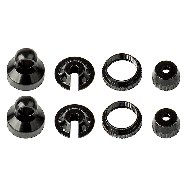 Element RC Enduro Shock Parts, Black Aluminum (EL42079)
