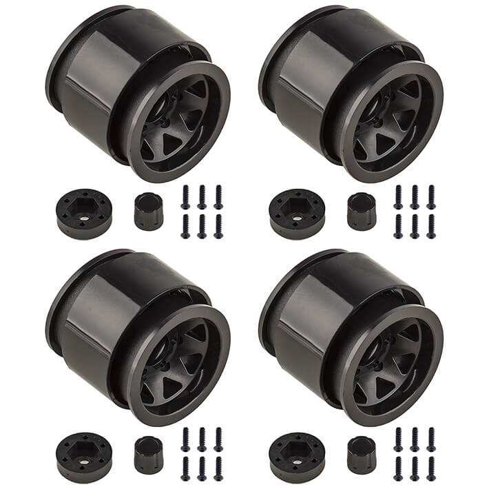 Element RC Enduro Trigon Wheels 1.55In Black (EL42111)